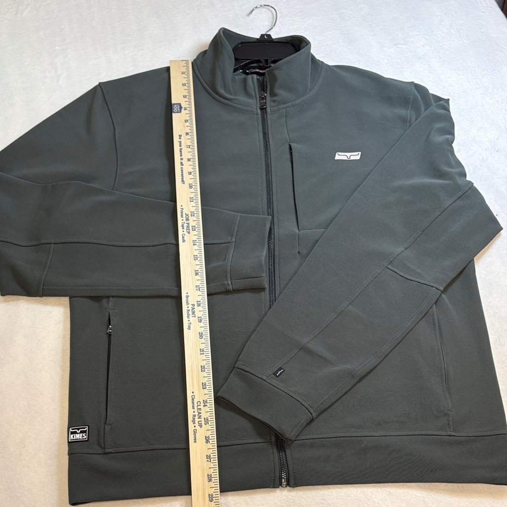 Kimes Ranch Dark Grey Zip Front Jacket